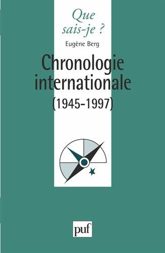 Chronologie internationale : 1945-1995