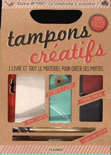 Tampons créatifs : 1 livre et tout le matériel pour créer ses motifs