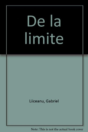 De la limite : petit traité à l'usage des orgueilleux : essai