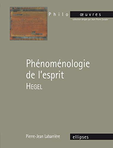 Phénoménologie de l'esprit, Hegel