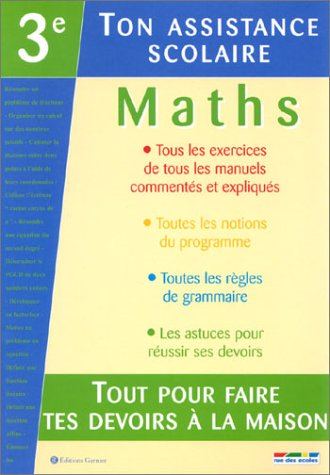 Ton assistance scolaire mathématiques 3e