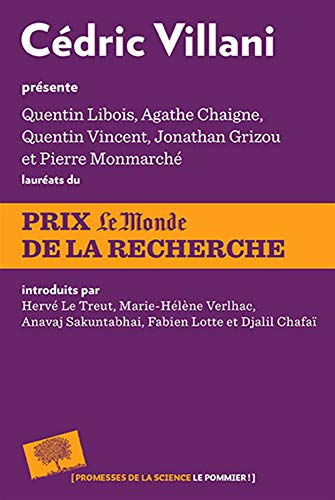 Cédric Villani présente les lauréats du prix Le monde de la recherche
