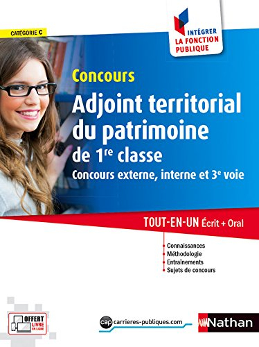 Concours adjoint territorial du patrimoine de 1re classe : concours externe, interne et 3e voie, cat