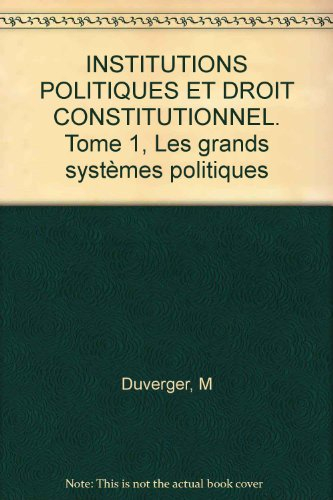 institutions politiques et droit constitutionnel