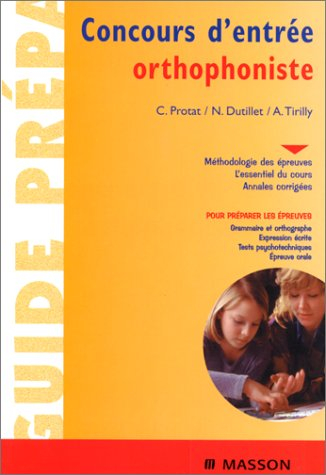 concours d'entrée des orthophonistes