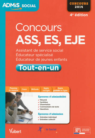Concours ASS, ES, EJE : tout-en-un