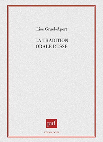 La tradition orale russe