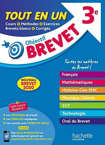 Tout en un 3e : nouveau brevet 2019
