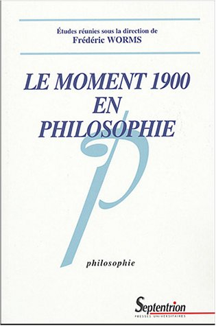 Le moment 1900 en philosophie