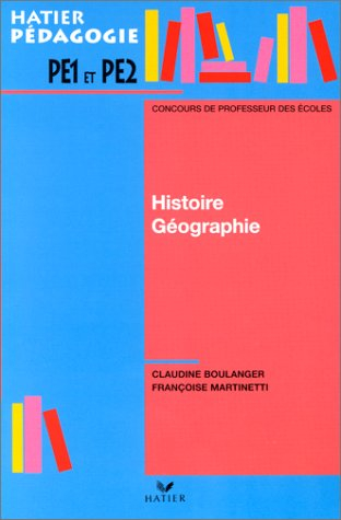 Préparation à l'épreuve d'histoire-géographie du concours des professeurs des écoles