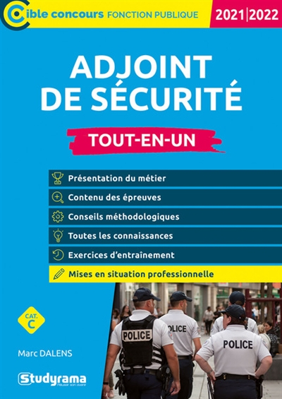 Adjoint de sécurité : tout-en-un, catégorie C : 2021-2022