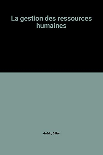 la gestion des ressources humaines