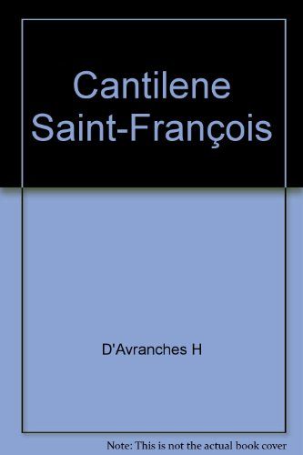 La Cantilène Saint François