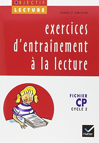 Exercices d'entraînement à la lecture, CP