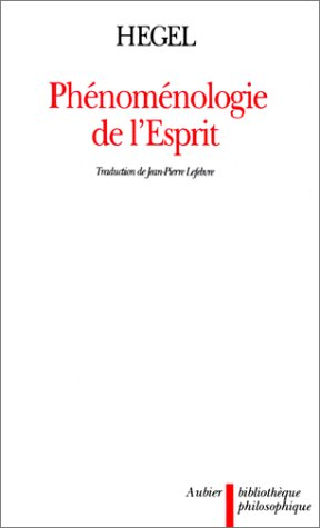 Phénoménologie de l'esprit