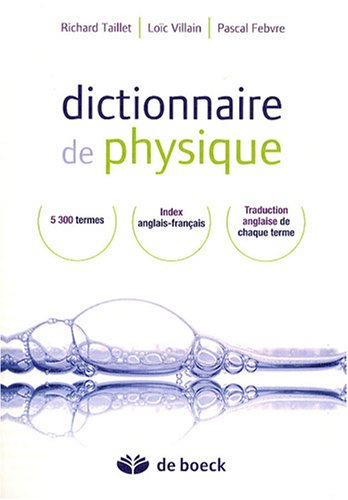 Dictionnaire de physique