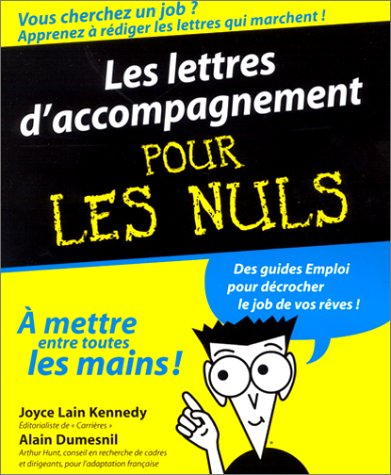 Les lettres d'accompagnement pour les nuls