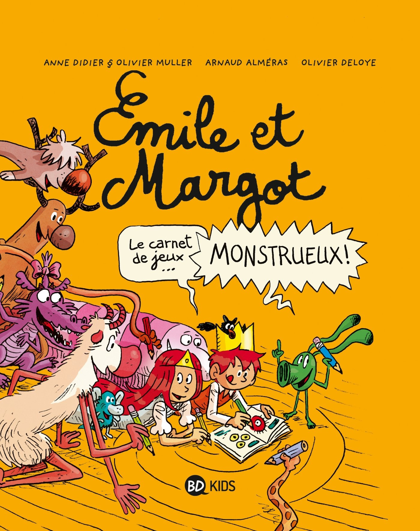Emile et Margot : le carnet de jeux monstrueux