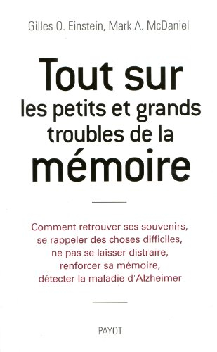 Tout sur les petits et grands troubles de la mémoire : comment retrouver ses souvenirs, se rappeler 