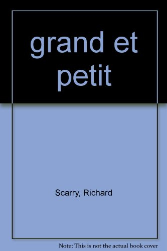 grand et petit (premier livre de bébé)
