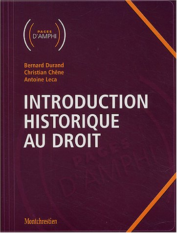 Introduction historique au droit