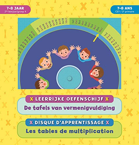 Leerrijke oefenschijf : de tafels van vermenigvuldiging. Disque d'apprentissage : les tables de mult