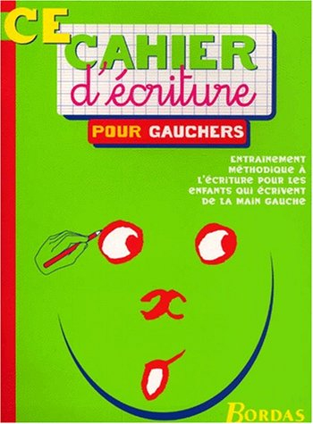 Cahier d'écriture CE pour gauchers