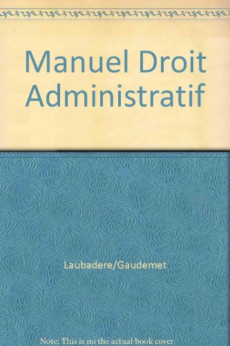 manuel droit administratif