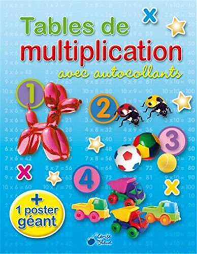 Tables de multiplication avec autocollants