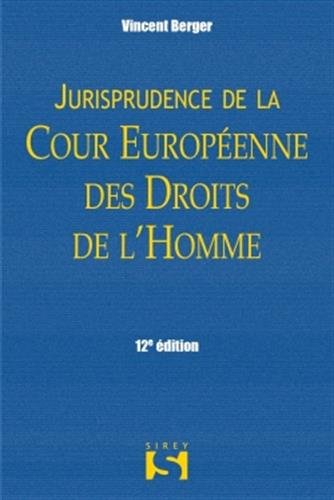 Jurisprudence de la Cour européenne des droits de l'homme