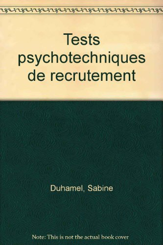 Tests psychotechniques de recrutement