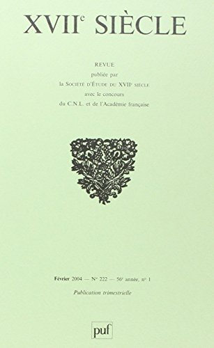 Dix-septième siècle, n° 222