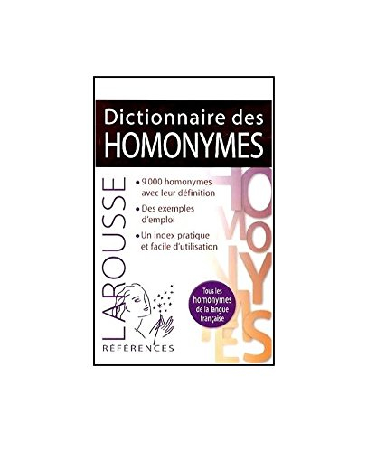 Dictionnaire des homonymes