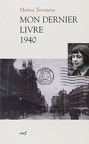 Mon dernier livre : 1940 : poèmes