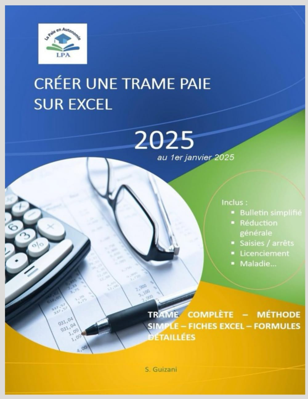 Créer une trame paie 2025: version : 1er janvier 2025