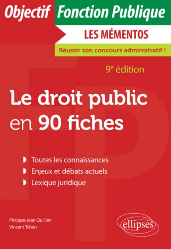 Le droit public en 90 fiches