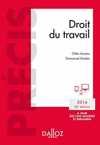 Droit du travail : 2016