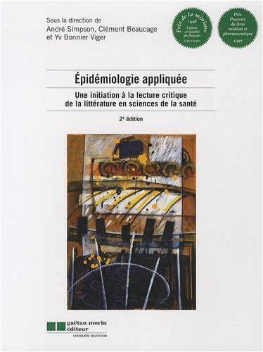 Épidémiologie appliquée : initiation à la lecture critique de la littérature en sciences de la santé