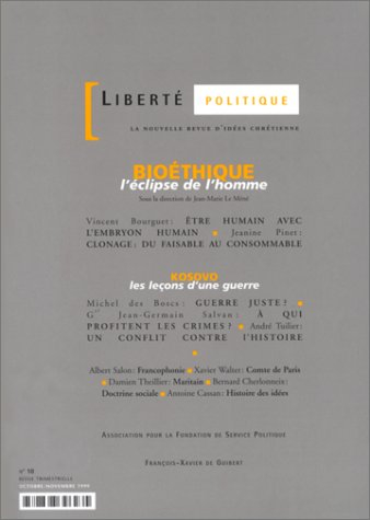liberté politique, numéro 10