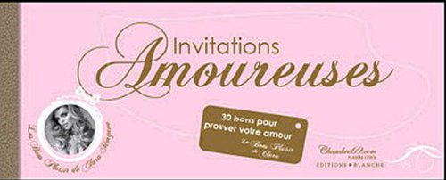 Invitations amoureuses : chéquier de l'amour