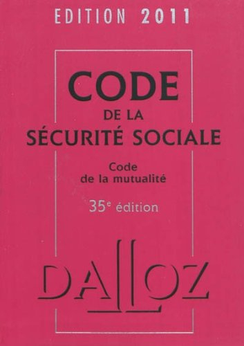 code de la sécurité sociale et code de la mutualité