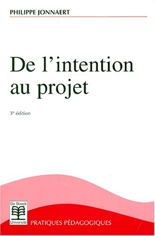 De l'intention au projet