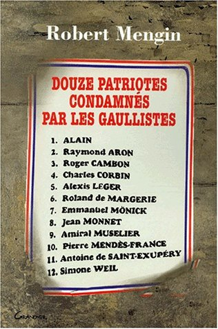 12 patriotes condamnés par les gaullistes