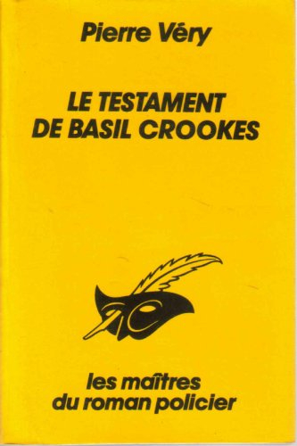 le testament de basil crookes