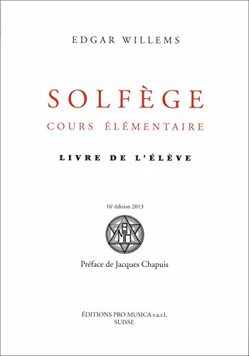 Solfège : cours élémentaire : livre de l'élève