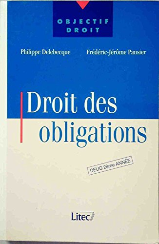 droit des obligations: deug 2ème année (ancienne édition)
