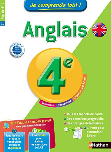Je comprends tout ! Anglais 4e, 13-14 ans