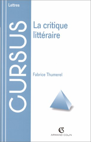 la critique littéraire