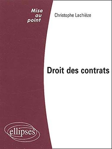 Droit des contrats