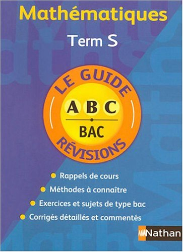 Mathématiques, terminale S